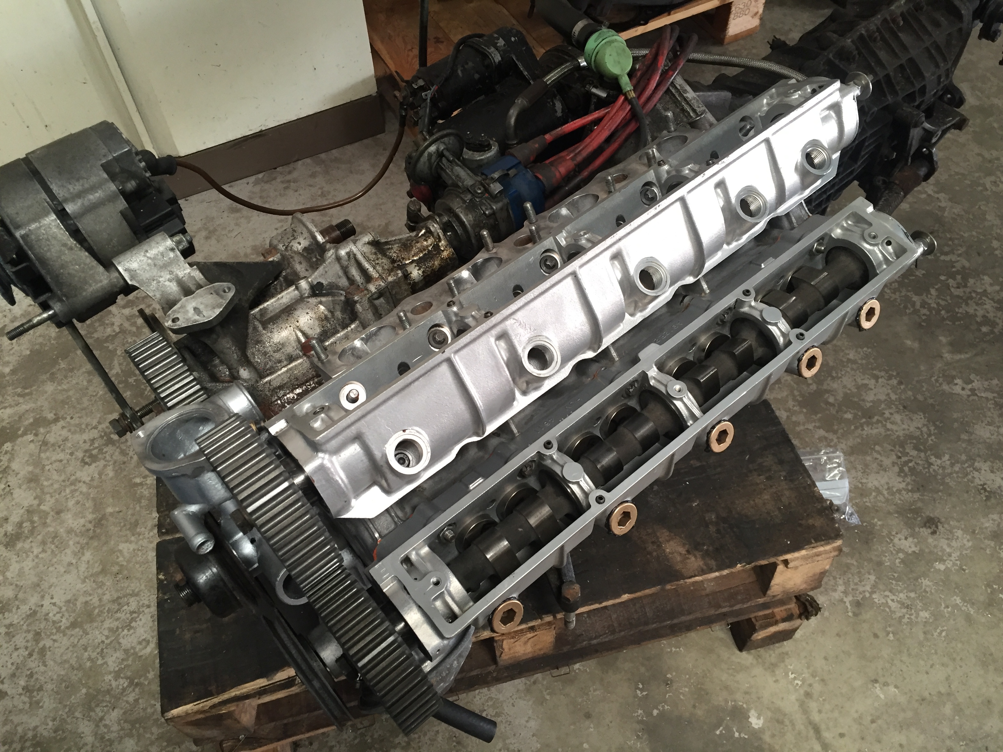 Lotus Esprit turbo Cylinder head refitting after shot blasting