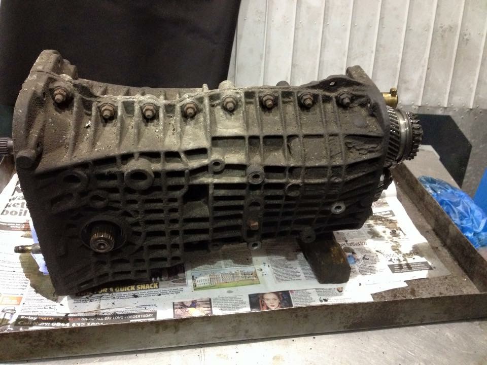 Lotus Esprit Renault UN1 Gearbox in for rebuild at Esprit Engineering - Gearbox Rebuilding Service - V8 S4S S4 SE X180