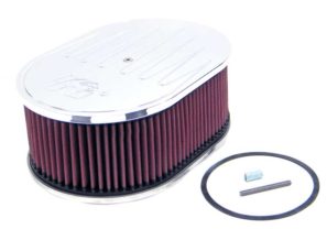 66-1540 - Oval Air Filter Assembly for SMALL OVAL SCALLOPED DESIGN 4"H