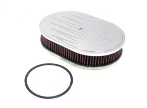 66-1550 - Oval Air Filter Assembly for SMALL OVAL SCALLOPED DESIGN 2"H