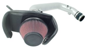 69-7075TS - Performance Air Intake System for TYPHOON; NISSAN 240SX 2.4L, 91-94; SILVER