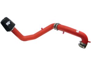 69-9750TWR - Performance Air Intake System for TYPHOON (EU); VOLKSWAGEN POLO, L4-1.6L, 1999-2003, WRINKLE RED