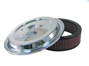CE-1502 - Replacement Air Filter w/Chrome Lid for CHROME/TOP,2 HL,W/E-1500; K&N LOGO